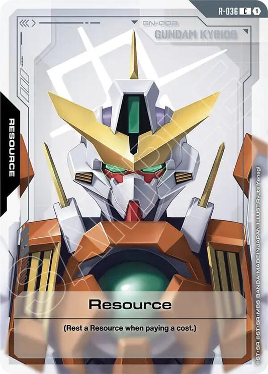 Gundam Card Game: Resource (R-036) card image
