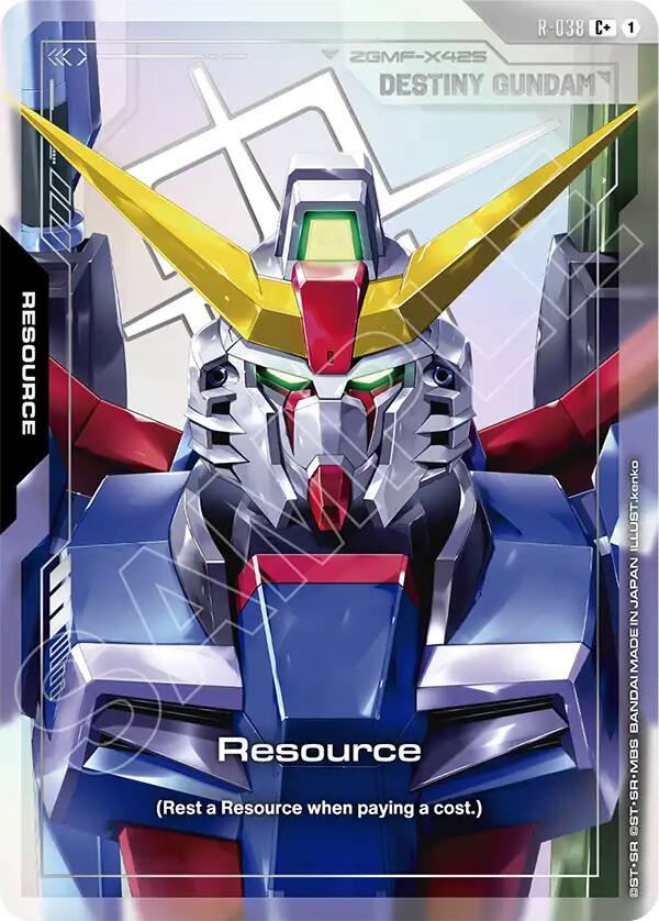 Gundam Card Game: Resource (R-038) (C+) card image