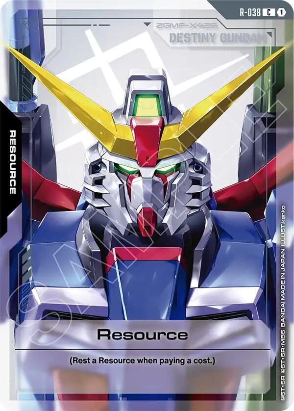Gundam Card Game: Resource (R-038) card image