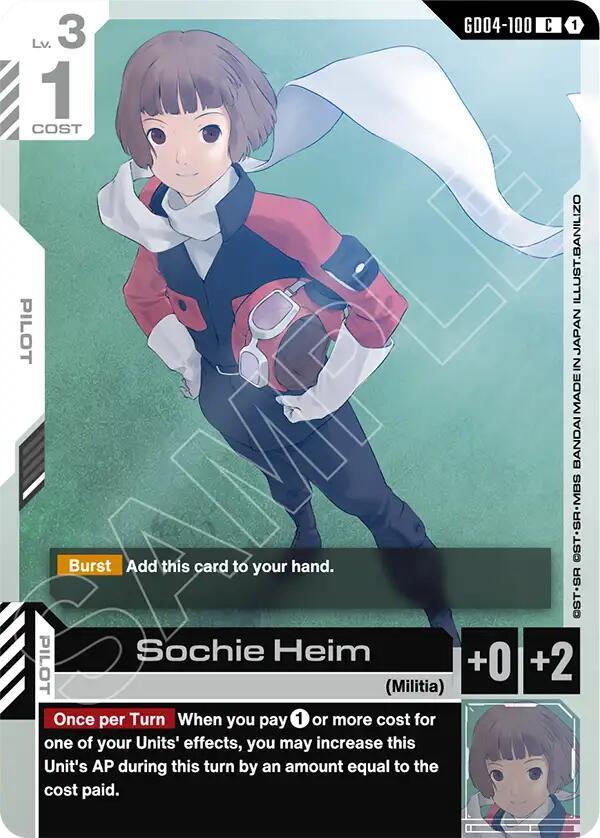 Gundam Card Game: Sochie Heim card image