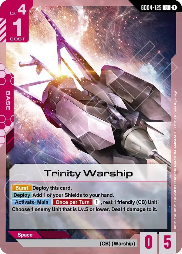 Gundam Card Game: Trinity Warship card image