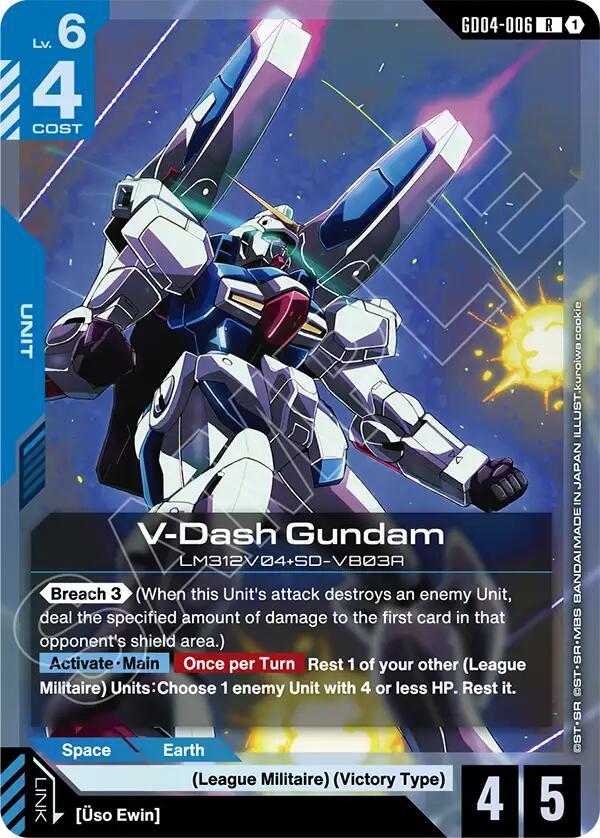 Gundam Card Game: V-Dash Gundam card image