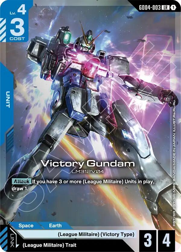 Gundam Card Game: Victory Gundam (GD04-003) card image