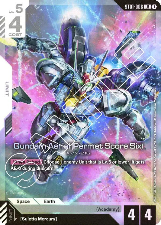 Gundam Card Game: Gundam Aerial (Permet Score Six) card image