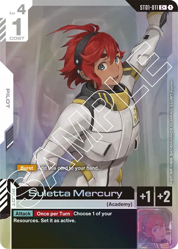 Gundam Card Game: Suletta Mercury (C+) card image