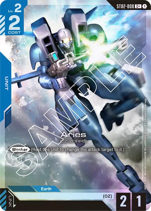 Gundam Card Game: Aries (C+) card image