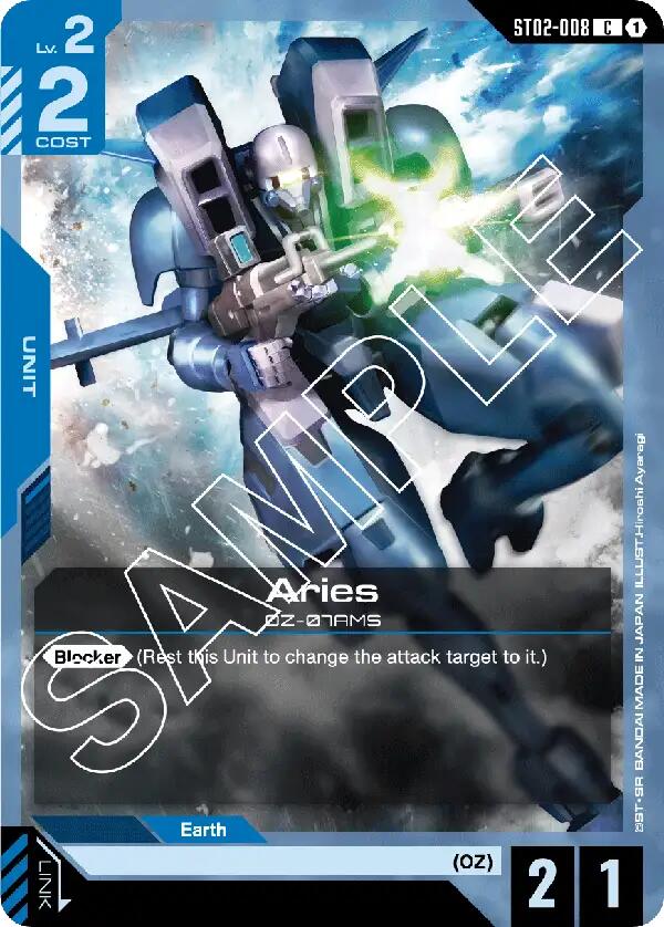 Gundam Card Game: Aries card image