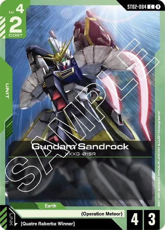 Gundam Card Game: Gundam Sandrock card image