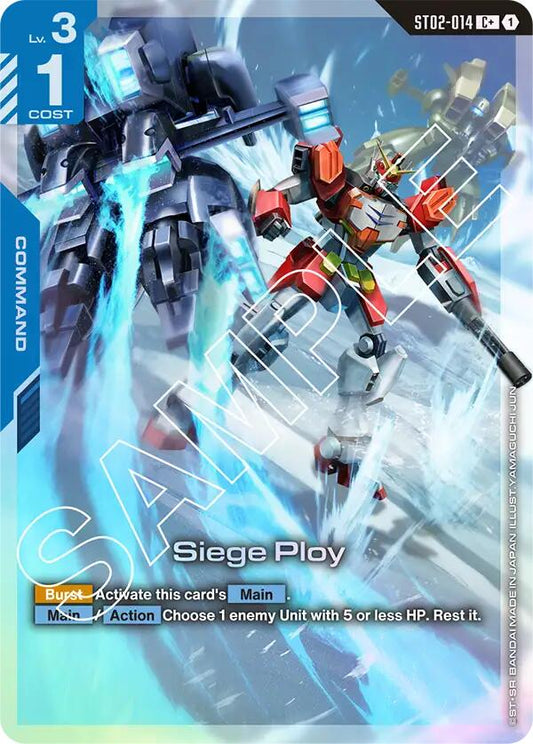 Gundam Card Game: Siege Ploy (C+) card image