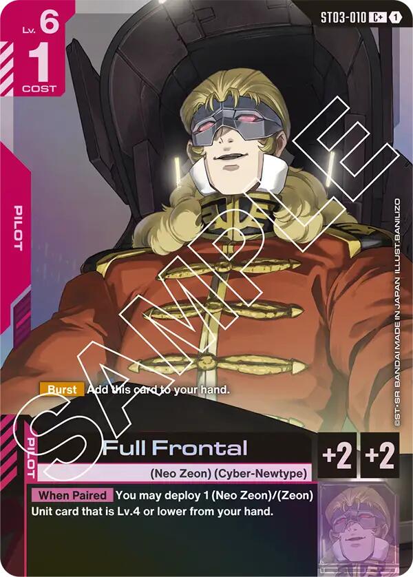 Gundam Card Game: Full Frontal (C+) card image