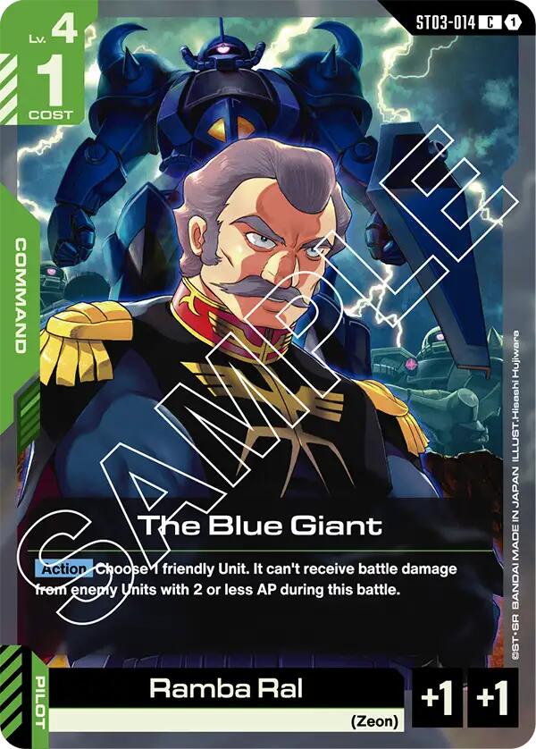 Gundam Card Game: The Blue Giant card image