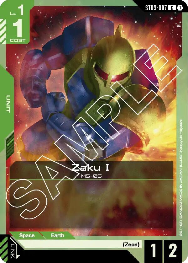 Gundam Card Game: Zaku I card image