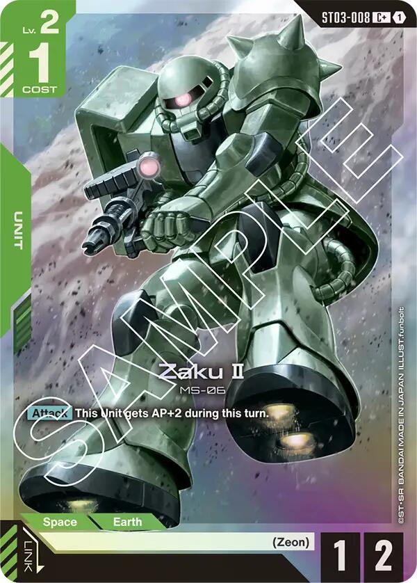 Gundam Card Game: Zaku II (C+) card image