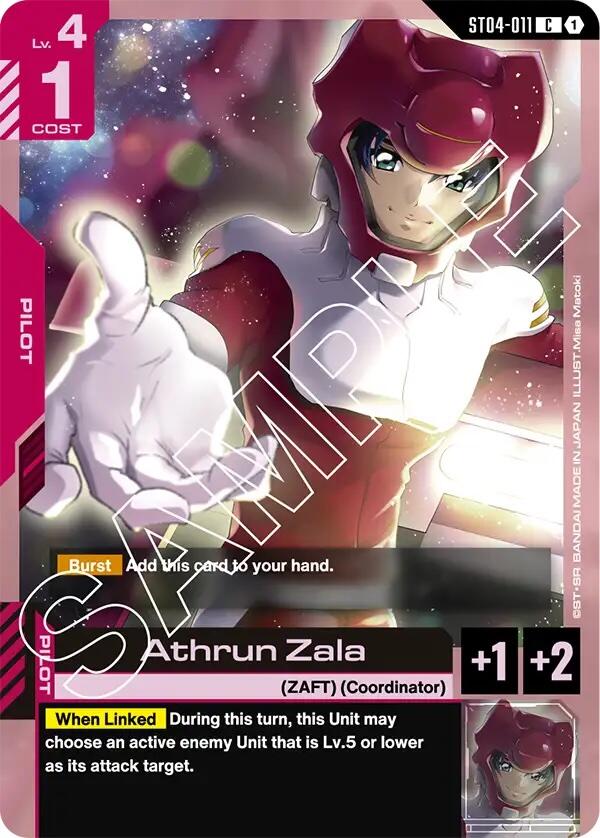 Gundam Card Game: Athrun Zala card image