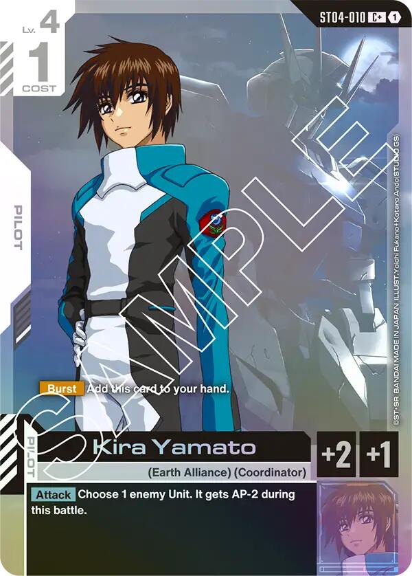 Gundam Card Game: Kira Yamato (C+) card image