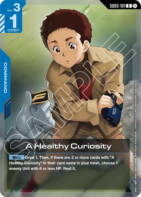 Gundam Card Game: A Healthy Curiosity card image