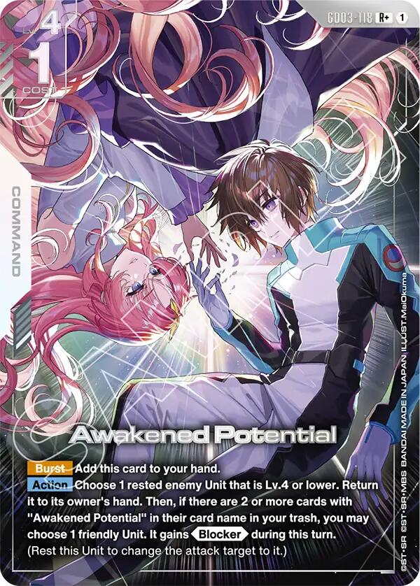 Gundam Card Game: Awakened Potential (R+) card image