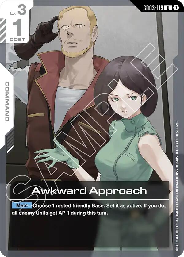 Gundam Card Game: Awkward Approach card image