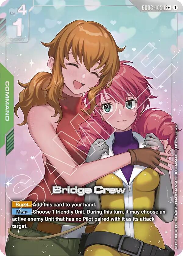 Gundam Card Game: Bridge Crew (R+) card image