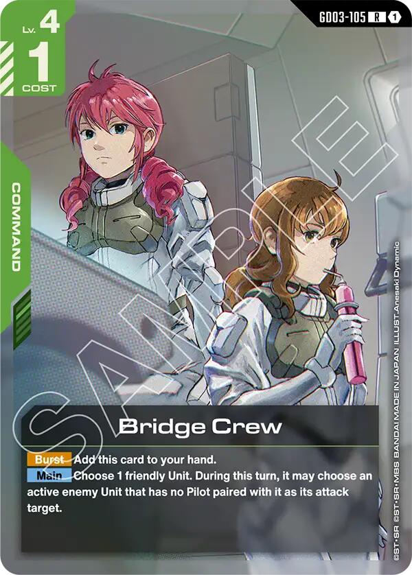 Gundam Card Game: Bridge Crew card image