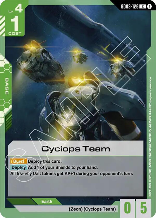 Gundam Card Game: Cyclops Team card image