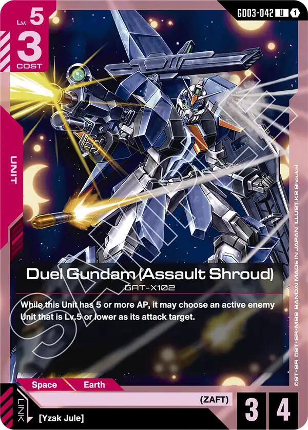 Gundam Card Game: Duel Gundam (Assault Shroud) (GD03-042) card image