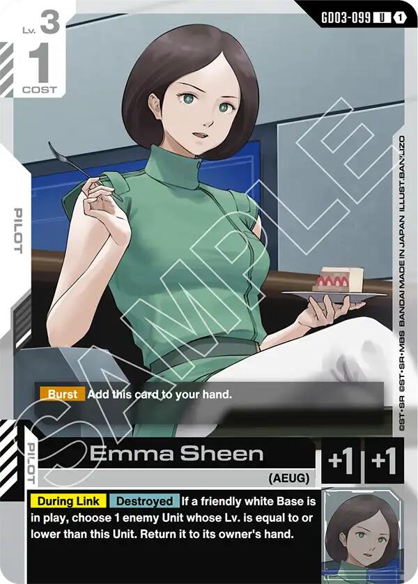 Gundam Card Game: Emma Sheen card image
