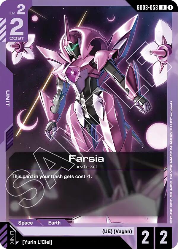 Gundam Card Game: Farsia card image