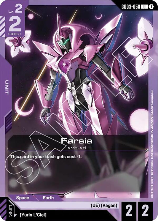 Gundam Card Game: Farsia card image