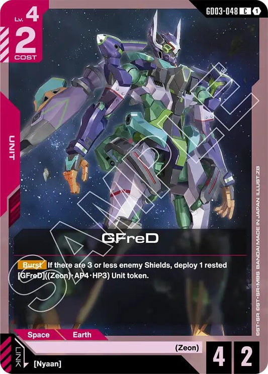 Gundam Card Game: GFreD (GD03-048) card image