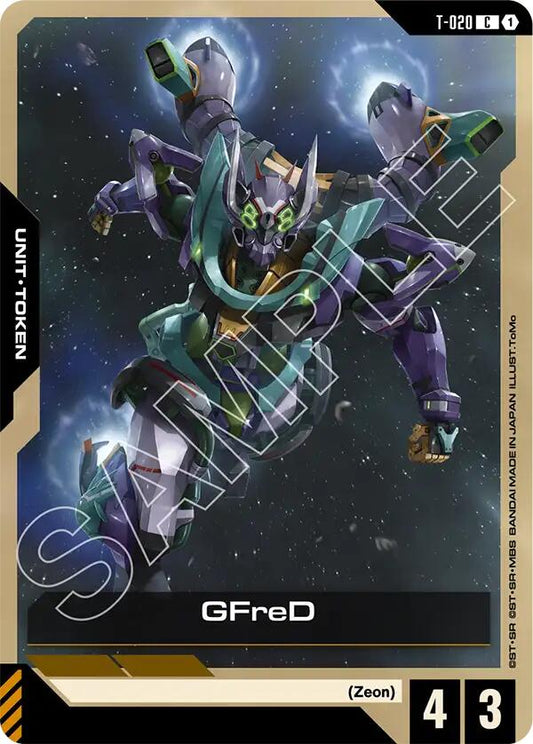 Gundam Card Game: GFreD (T-020) card image