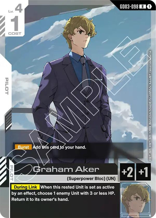 Gundam Card Game: Graham Aker card image