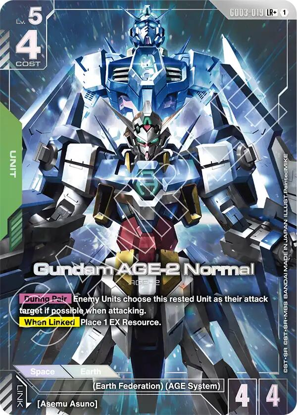 Gundam Card Game: Gundam AGE-2 Normal (LR+) card image