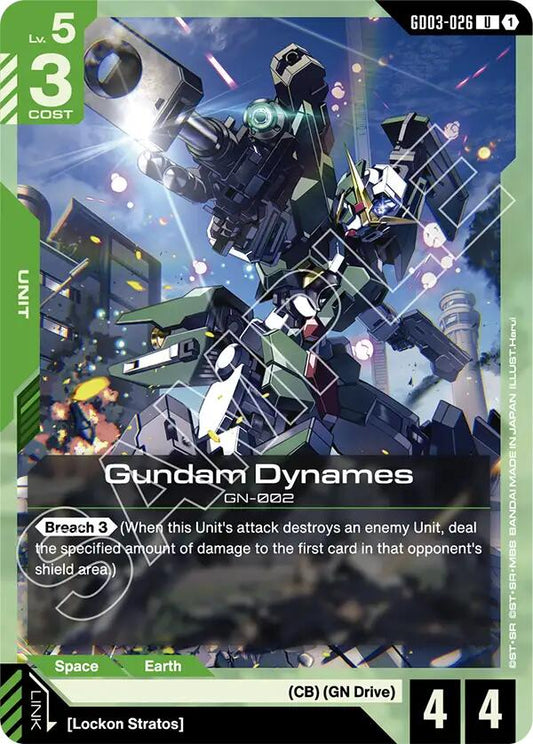 Gundam Card Game: Gundam Dynames card image