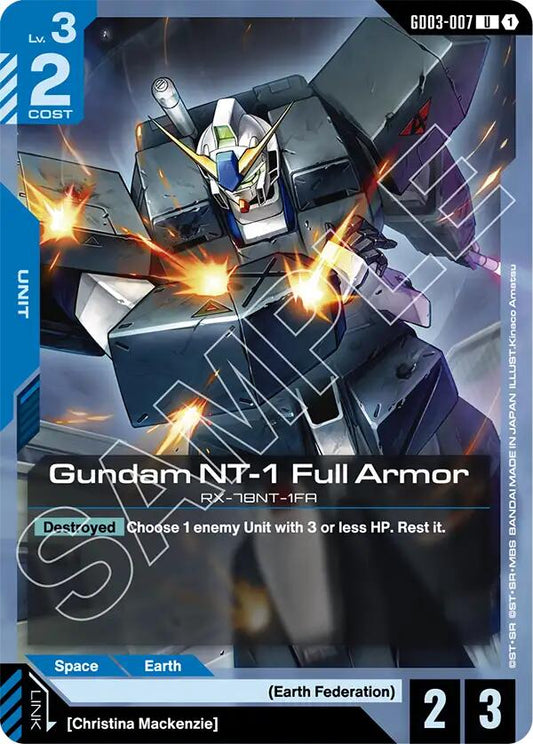 Gundam Card Game: Gundam NT-1 Full Armor card image