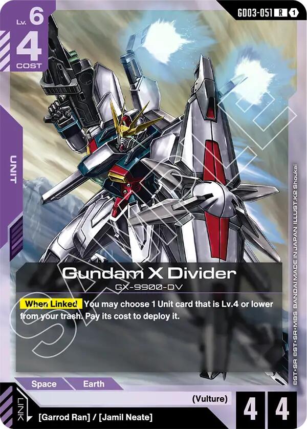 Gundam Card Game: Gundam X Divider card image