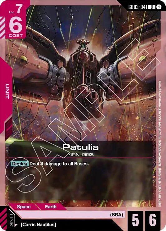 Gundam Card Game: Patulia card image