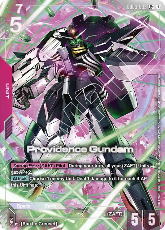 Gundam Card Game: Providence Gundam (LR+) card image