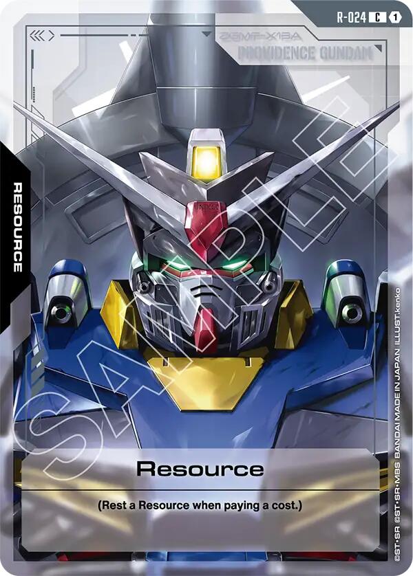 Gundam Card Game: Resource (R-024) card image