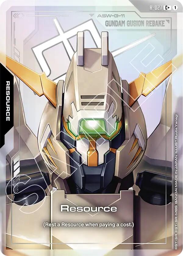 Gundam Card Game: Resource (R-027) (C+) card image