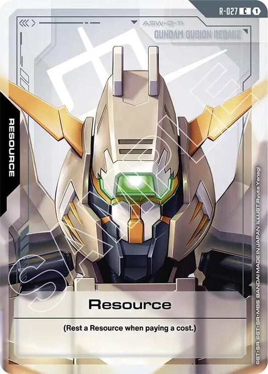 Gundam Card Game: Resource (R-027) card image