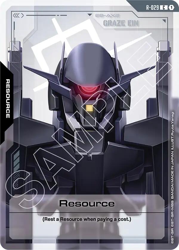 Gundam Card Game: Resource (R-029) card image