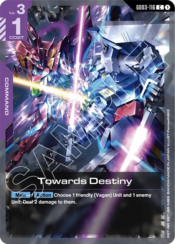 Gundam Card Game: Towards Destiny card image