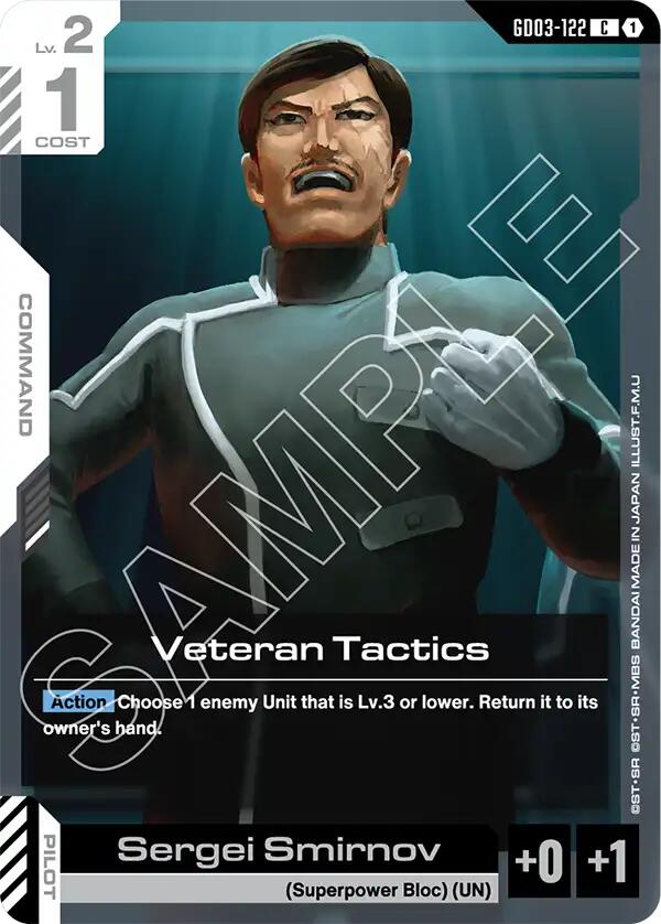 Gundam Card Game: Veteran Tactics card image