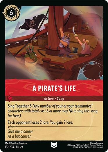 Disney Lorcana: A Pirate's Life card image