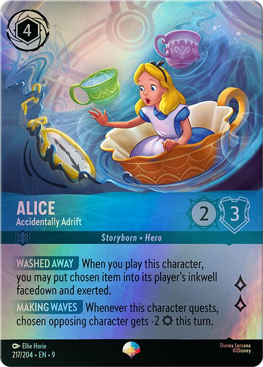 Disney Lorcana: Alice - Accidentally Adrift (Epic) card image