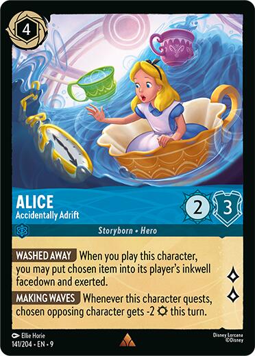Disney Lorcana: Alice - Accidentally Adrift card image