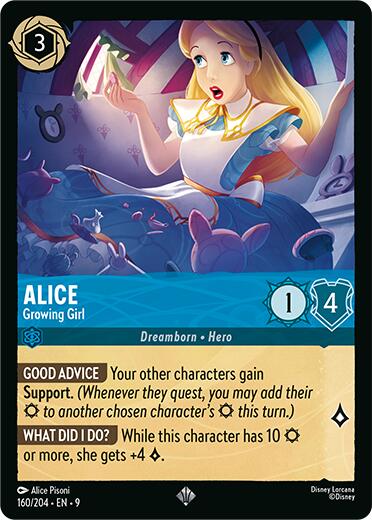 Disney Lorcana: Alice - Growing Girl card image