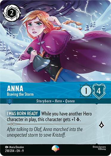 Disney Lorcana: Anna - Braving the Storm (Epic) card image