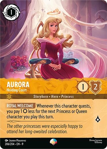 Disney Lorcana: Aurora - Holding Court (Epic) card image